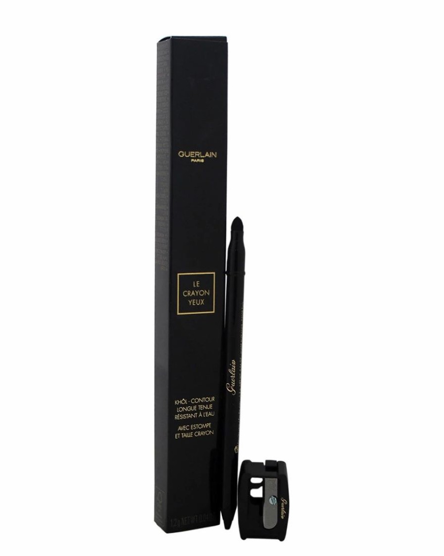 Face & Eye Makeup | * Guerlain 0.04Oz 01 Black Jack The Kohl Contour Water-Resistant Eye Pencil Women Face & Eye Makeup