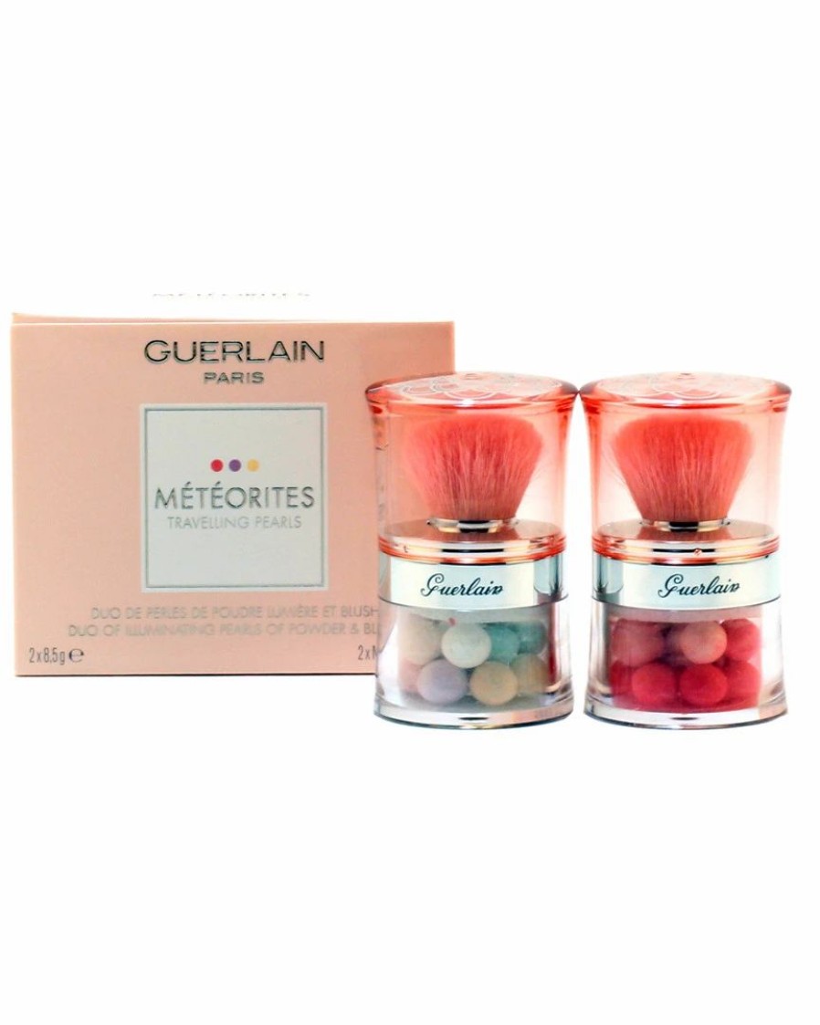 Lip & Cheek Makeup | * Guerlain Meteor Travel Minipearl Set Powder & Blush Women Lip & Cheek Makeup