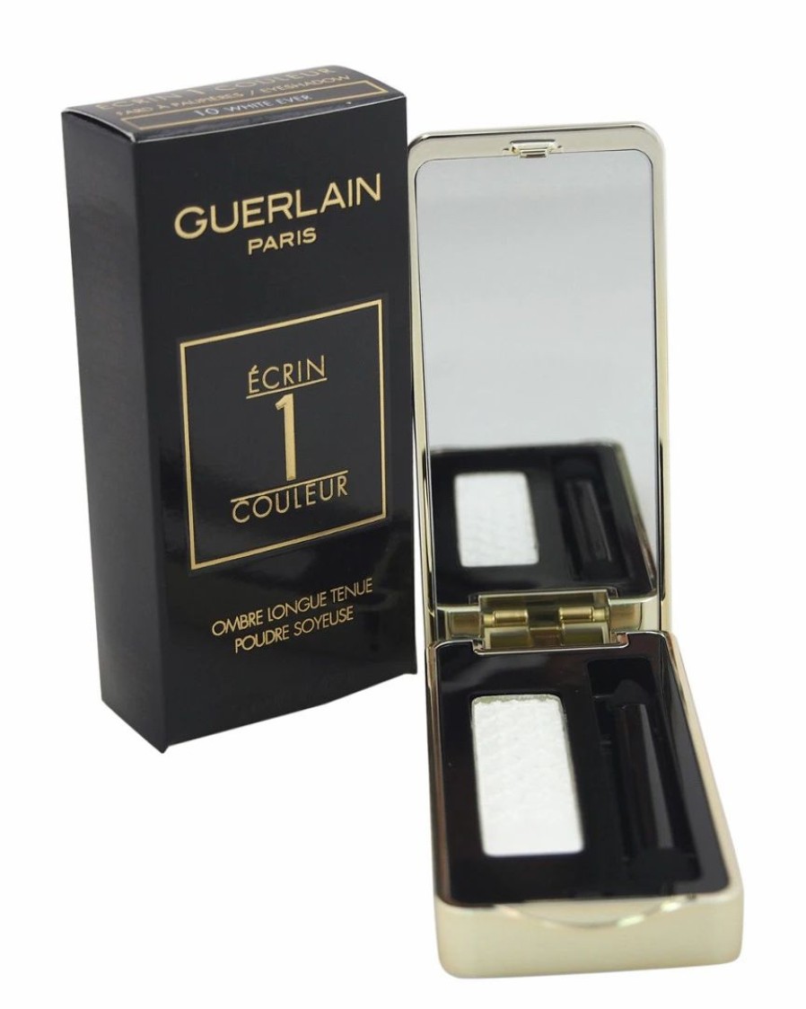 Face & Eye Makeup | * Guerlain Ecrin 1 Couleur Long-Lasting Silky Powder # 10 White Ever 0.07Oz Eyeshadow Women Face & Eye Makeup