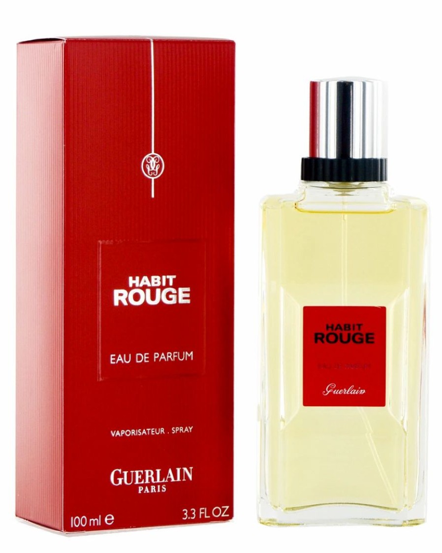 Cologne & Aftershave | * Guerlain Men'S Habit Rouge 3.3Oz Eau De Parfum Spray Cologne & Aftershave