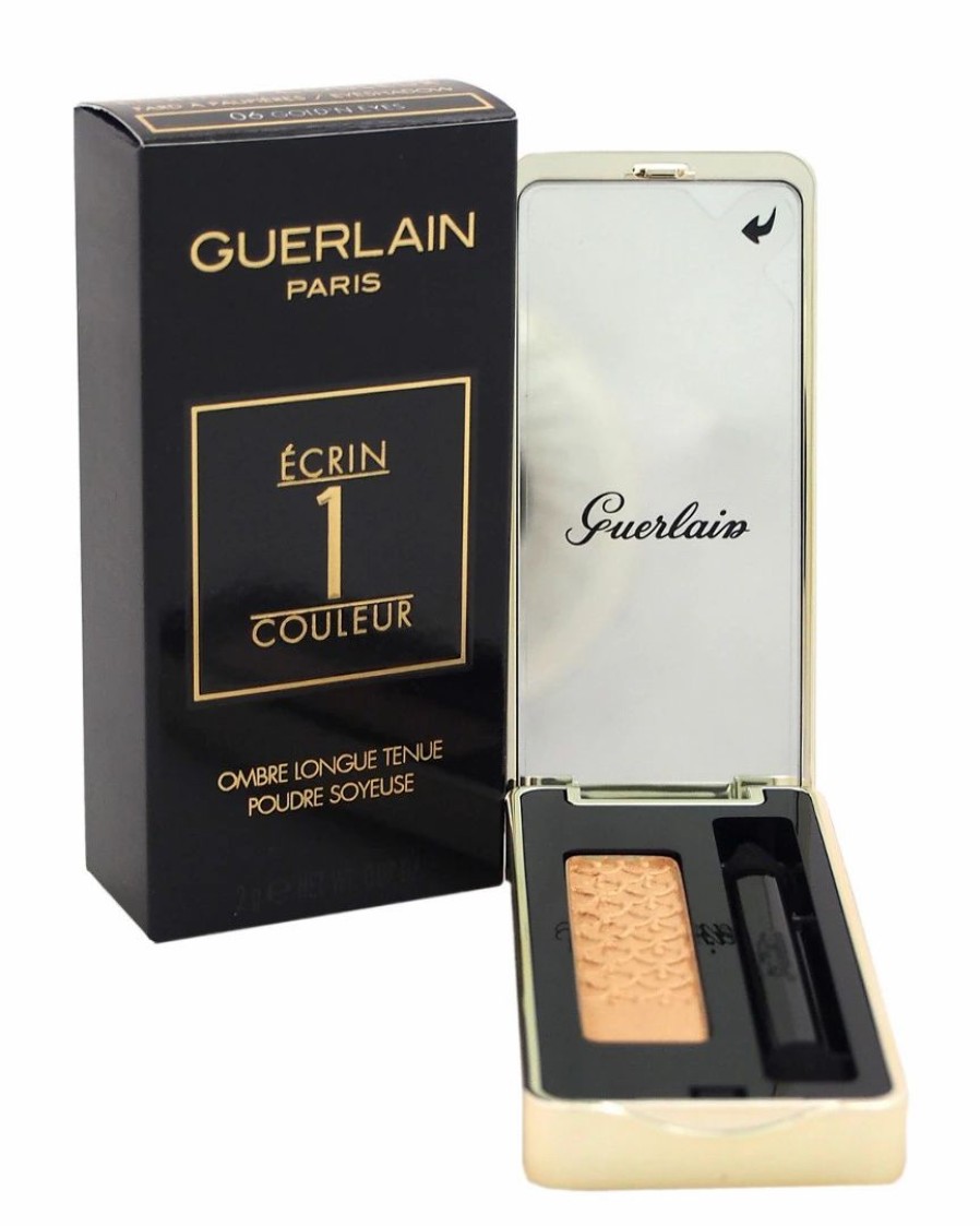 Face & Eye Makeup | * Guerlain Ecrin 1 Couleur Long-Lasting Silky Powder # 06 Gold'N Eyes 0.07Oz Eyeshadow Women Face & Eye Makeup