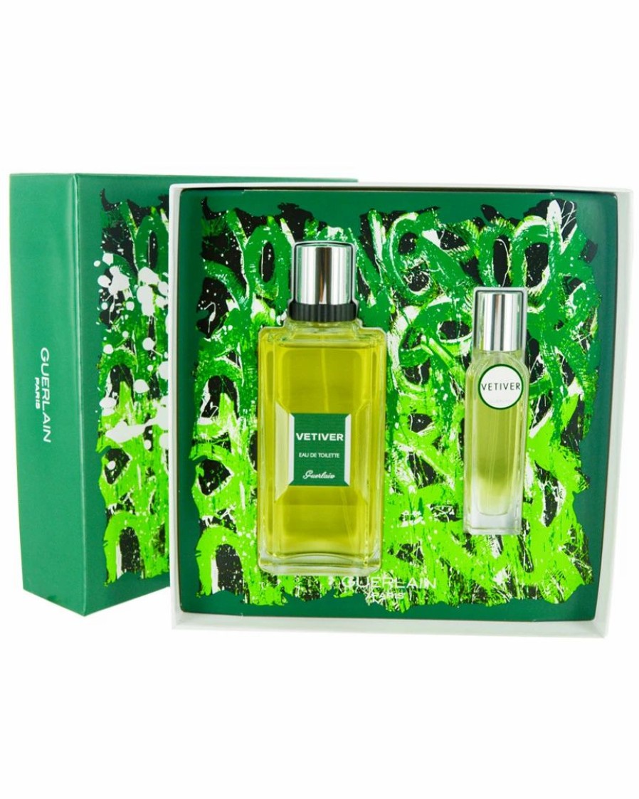 Cologne & Aftershave | * Guerlain Men'S Vetiver Gift Set 2Pc Cologne & Aftershave