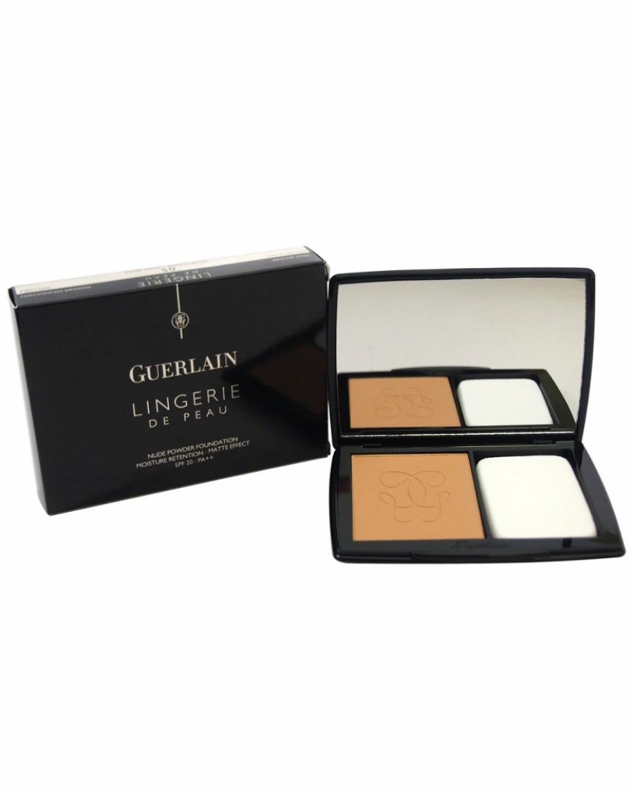 Face & Eye Makeup | * Guerlain 0.35Oz Dark Beige Lingerie De Peau Nude Powder Foundation Spf 20 Women Face & Eye Makeup