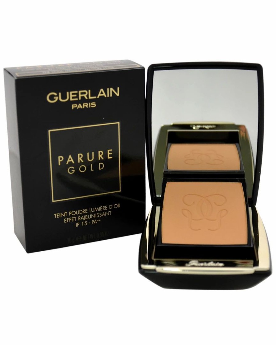 Face & Eye Makeup | * Guerlain 0.35Oz Parure Gold Radiance Powder Foundation Spf15 #04 Beige Moyen/Medium Beige Women Face & Eye Makeup