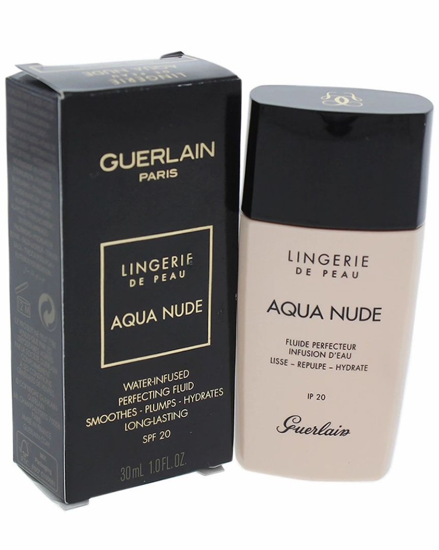 Face & Eye Makeup | * Guerlain Women'S 1Oz 01N Very Light Lingerie De Peau Aqua Nude Foundation Spf 20 Face & Eye Makeup