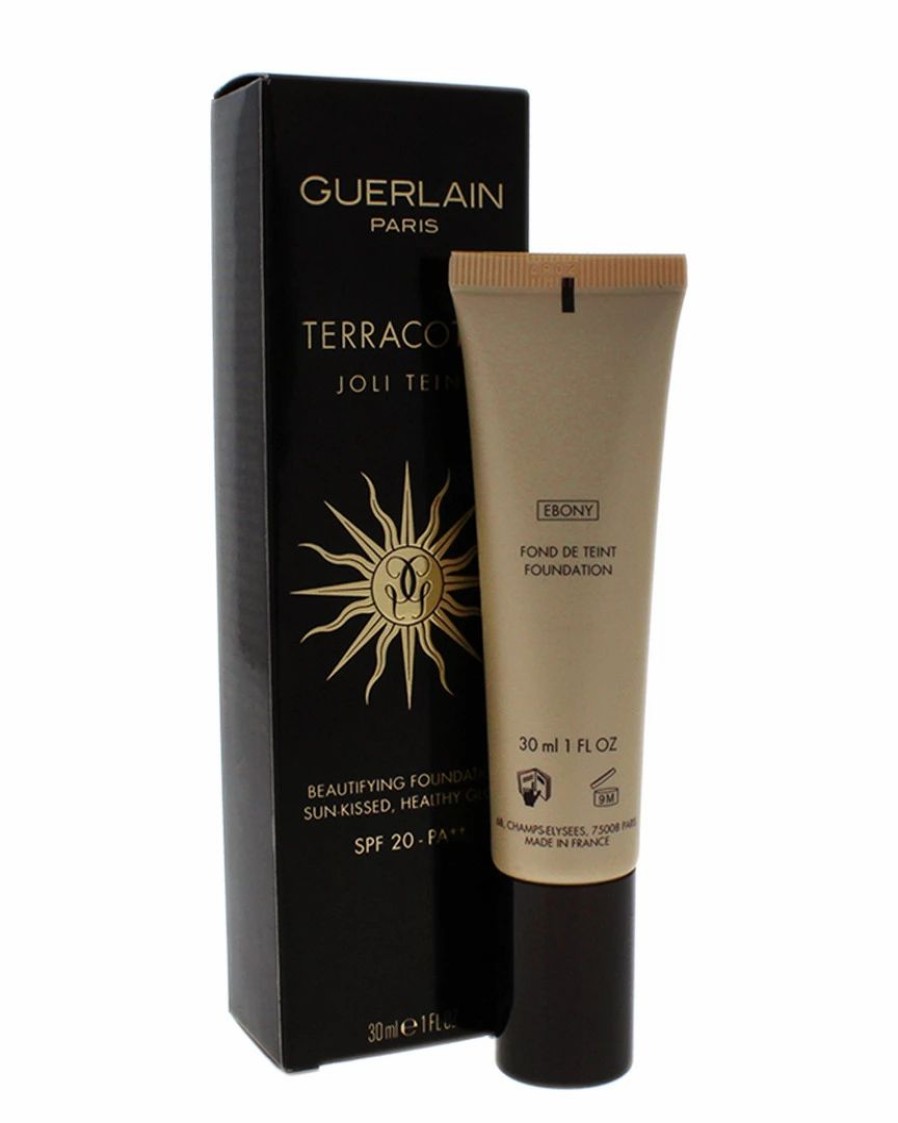 Face & Eye Makeup | * Guerlain 1Oz Ebony Terracotta Joli Teint Beautifying Foundation Women Face & Eye Makeup