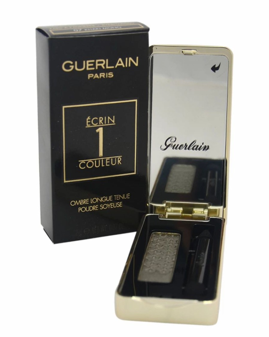 Face & Eye Makeup | * Guerlain Ecrin 1 Couleur Long-Lasting Silky Powder # 07 Khaki Mono 0.07Oz Eyeshadow Women Face & Eye Makeup