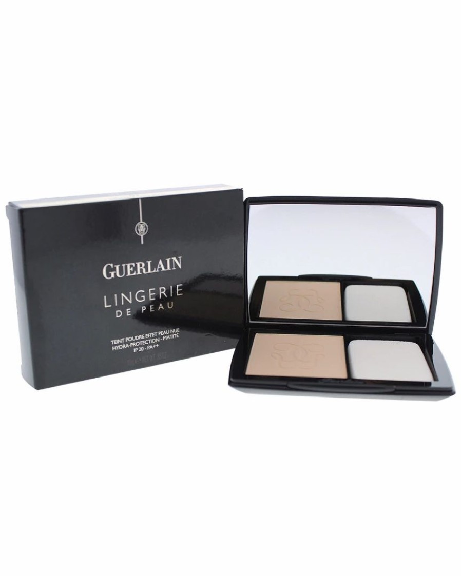 Face & Eye Makeup | * Guerlain Lingerie De Peau Nude Powder Pale Beige 0.35Oz Foundation Spf 20 Women Face & Eye Makeup