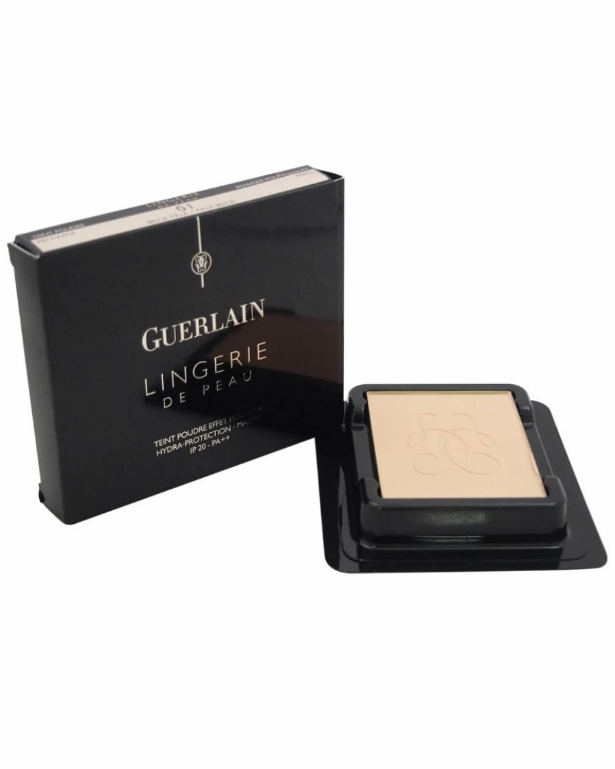 Face & Eye Makeup | * Guerlain Pale Beige Lingerie De Peau Nude Powder 0.35Oz Foundation Refill Women Face & Eye Makeup