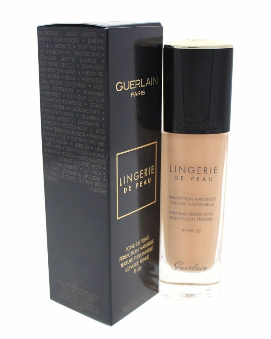 Face & Eye Makeup | * Guerlain Lingerie De Peau Natural Perfection Medium Cool 1Oz Foundation Spf 20 Women Face & Eye Makeup