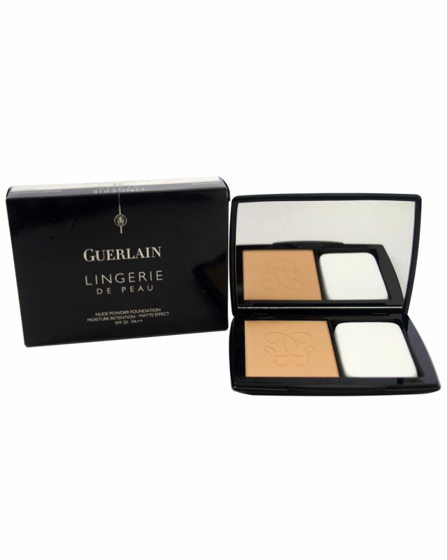 Face & Eye Makeup | * Guerlain 0.35Oz Medium Beige Lingerie De Peau Nude Powder Foundation Spf 20 Women Face & Eye Makeup