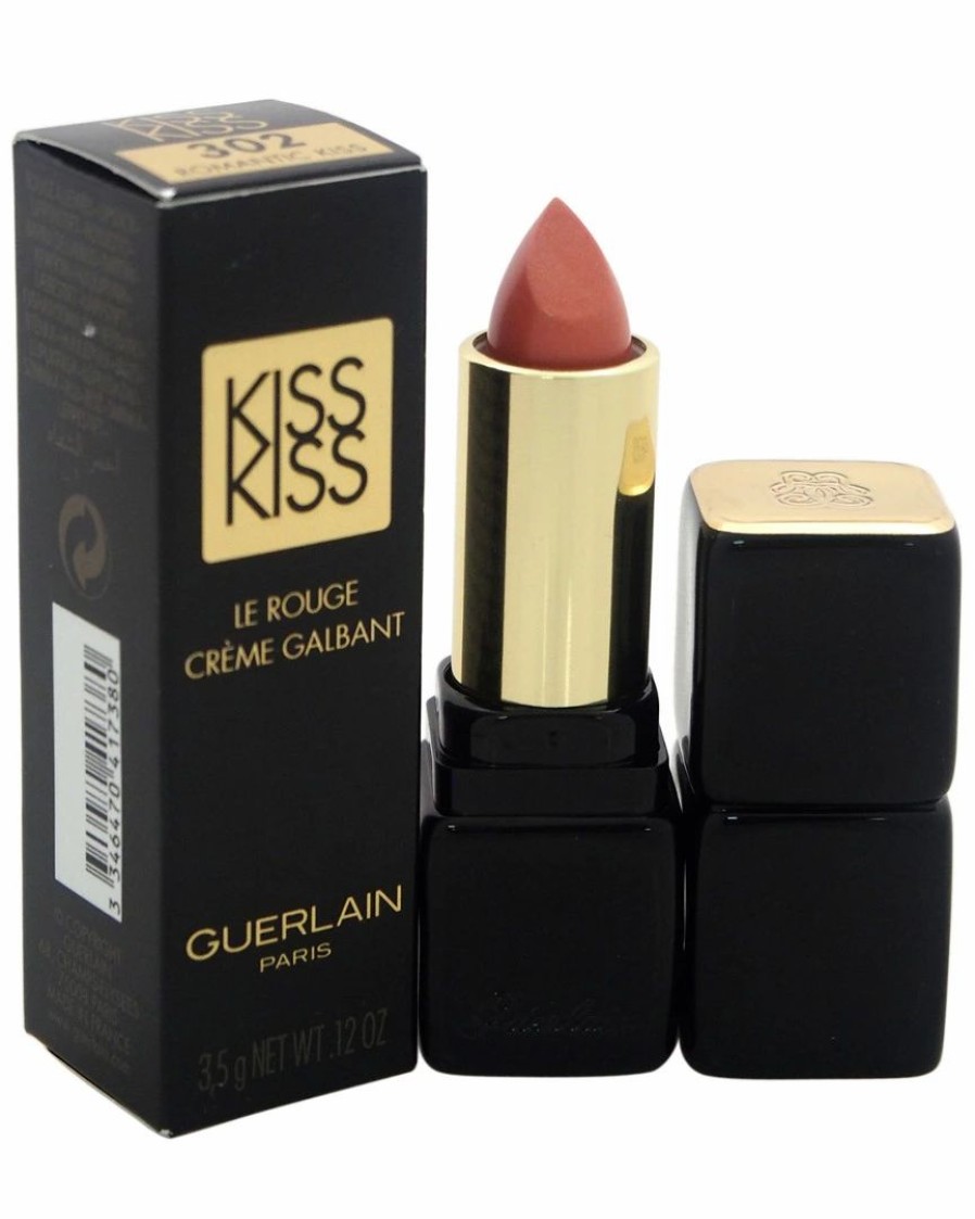 Lip & Cheek Makeup | * Guerlain 0.12Oz 302 Romantic Kiss Kisskiss Shaping Cream Lip Colour Women Lip & Cheek Makeup