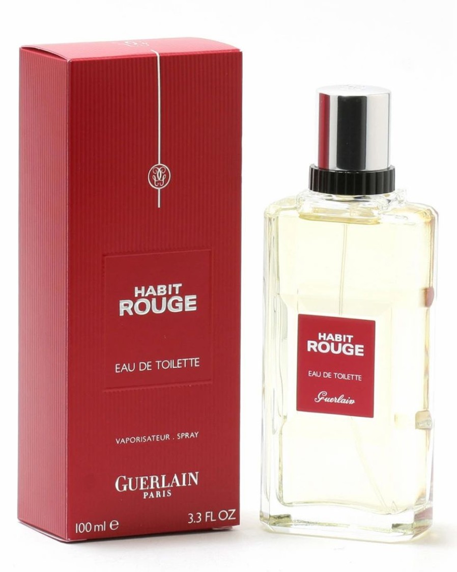 Cologne & Aftershave | * Guerlain Habit Rouge 3.3Oz Eau De Toilette Spray Men Cologne & Aftershave