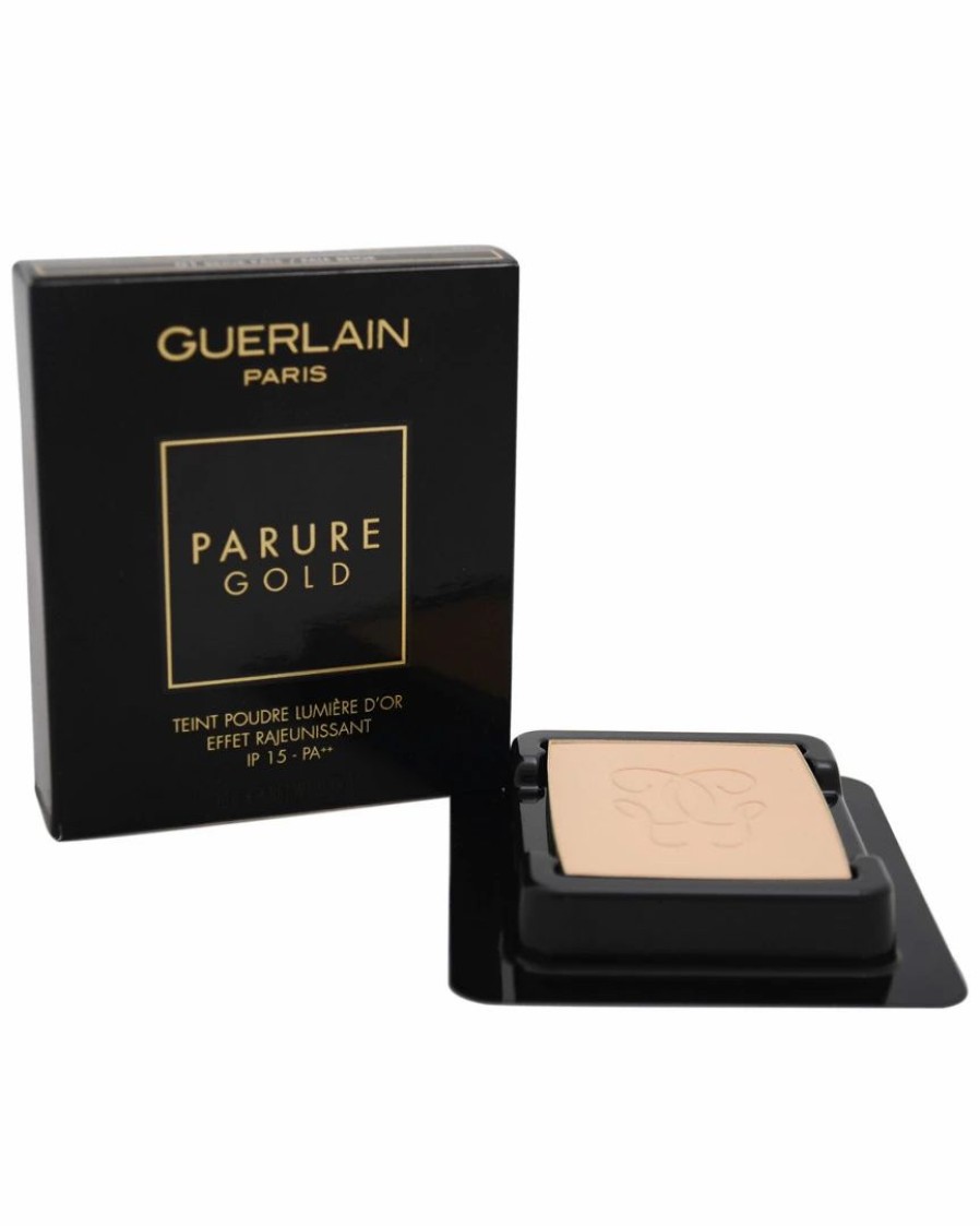 Face & Eye Makeup | * Guerlain 0.35Oz Parure Gold Radiance Powder Foundation Spf 15 #01 Pale Beige Women Face & Eye Makeup