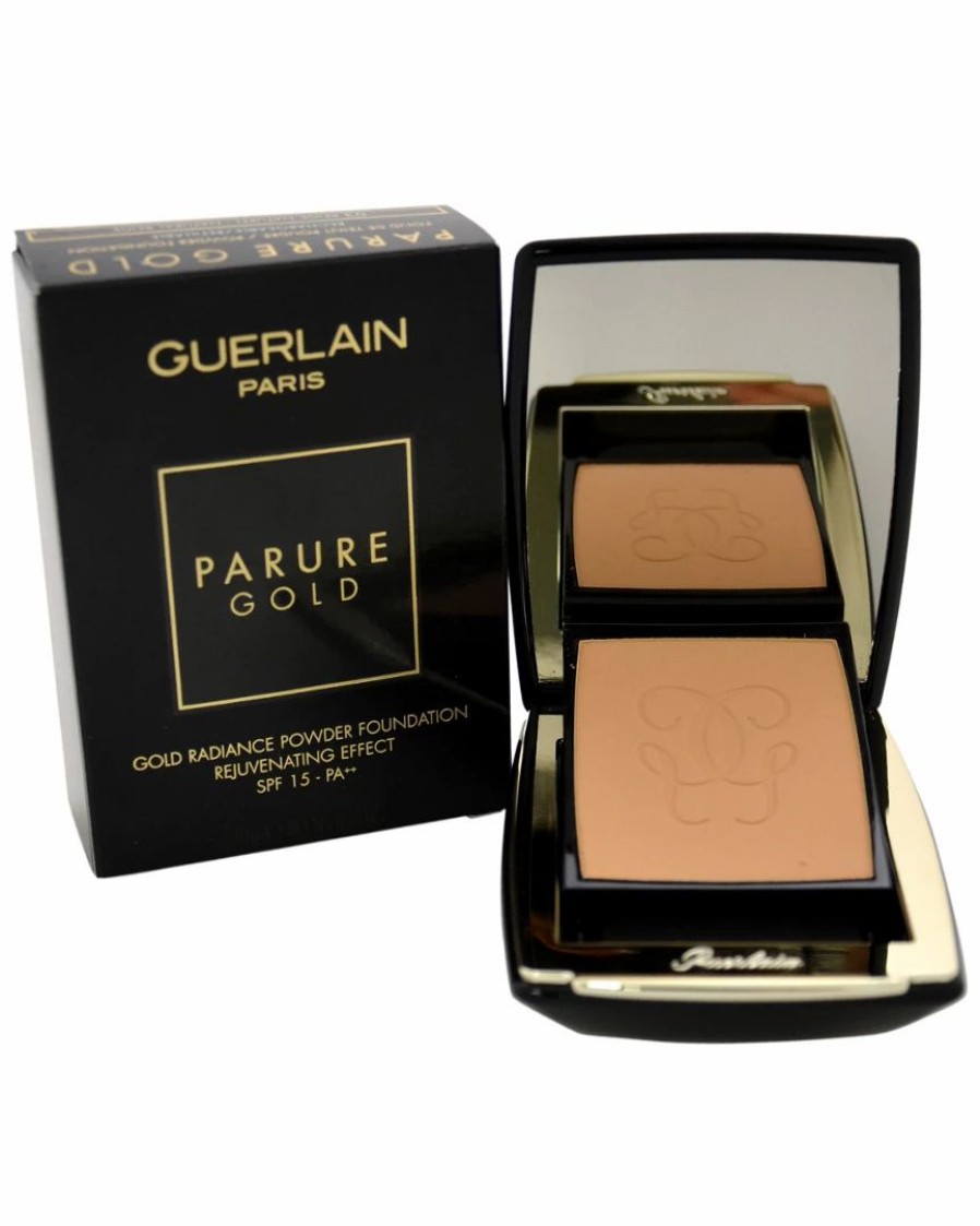 Face & Eye Makeup | * Guerlain 0.35Oz 03 Beige Naturel/Natural Beige Parure Gold Radiance Powder Foundation Women Face & Eye Makeup