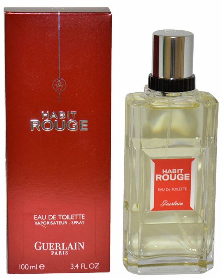 Cologne & Aftershave | * Guerlain Men'S 3.4Oz Habit Rouge Eau De Toilette Spray Cologne & Aftershave