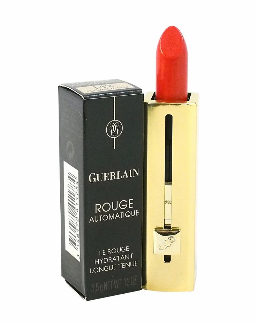 Lip & Cheek Makeup | * Guerlain .12Oz Fleur De Feu Rouge Automatique Long-Lasting Lipstick Women Lip & Cheek Makeup