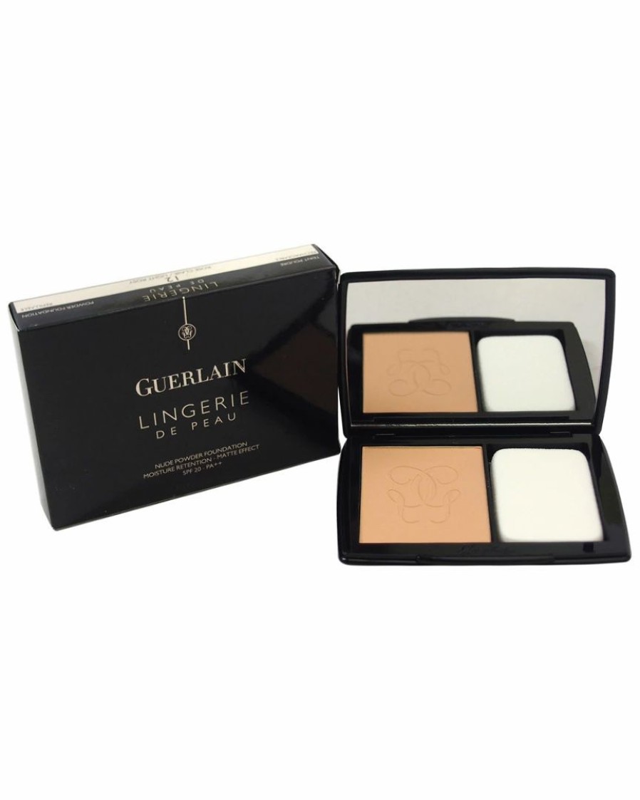 Face & Eye Makeup | * Guerlain .31Oz Light Rosy Lingerie De Peau Nude Powder Foundation Women Face & Eye Makeup