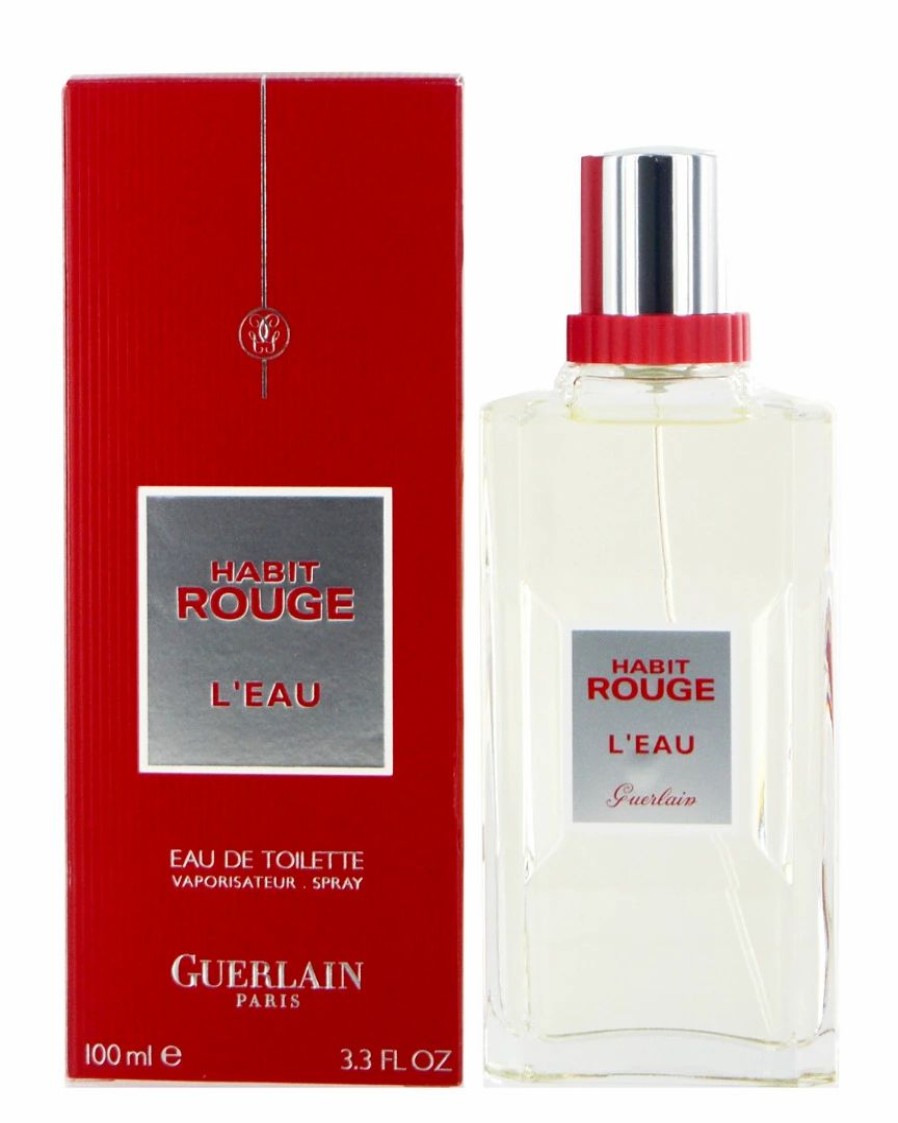 Cologne & Aftershave | * Guerlain Men'S Habit Rouge Leau 3.3Oz Eau De Toilette Spray Cologne & Aftershave