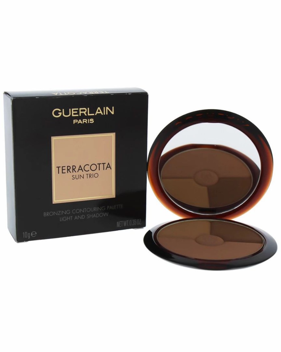 Face & Eye Makeup | * Guerlain 0.35Oz Deep Terracotta Sun Trio Bronzing Contour Palette Women Face & Eye Makeup