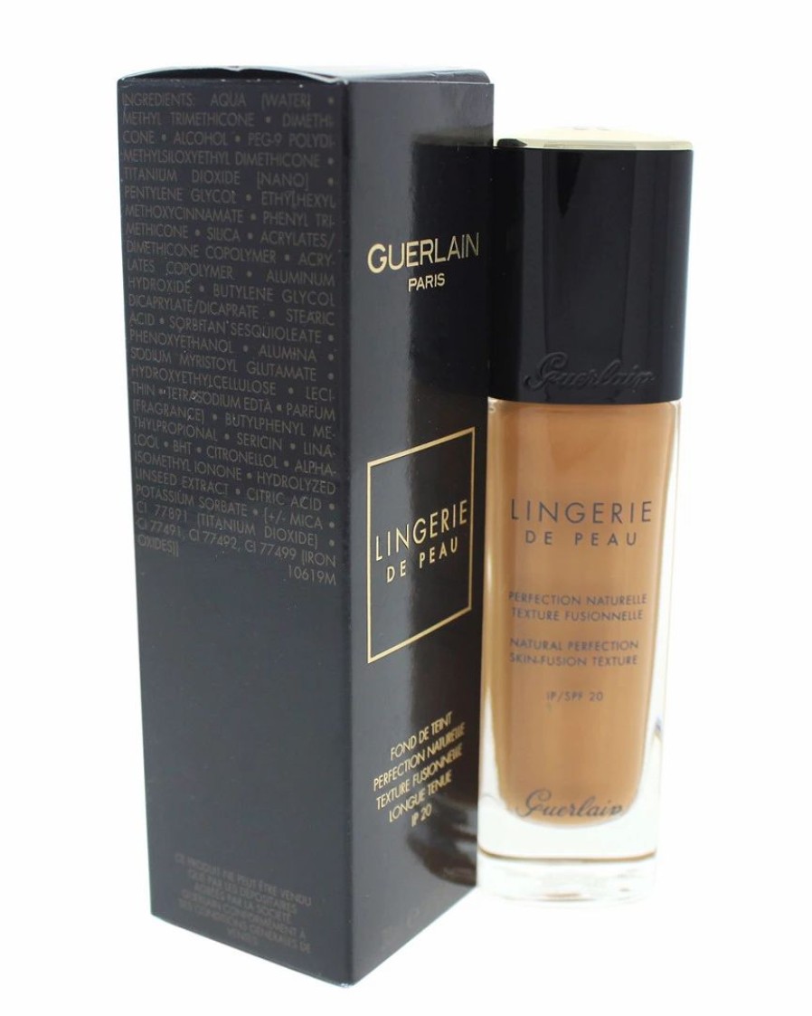 Face & Eye Makeup | * Guerlain Lingerie De Peau Natural Perfection Fonce Deep 1Oz Foundation Spf 20 Women Face & Eye Makeup