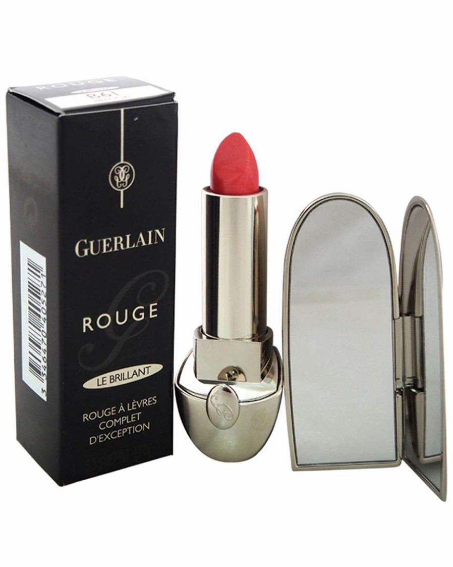 Lip & Cheek Makeup | * Guerlain 0.12Oz #B61 Brenda Rouge G De Guerlain Le Brillant Lip Color Women Lip & Cheek Makeup